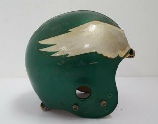 Philadelphia Eagles NFL GAME WORN 1976 Gladiator Hydra - Flo Football Helmet 5