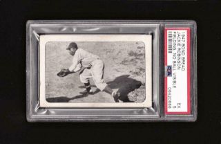 ⚾ 1947 Jackie Robinson Bond Bread Psa 5 Fielding No Ball Rookie,  1948 Leaf Rp