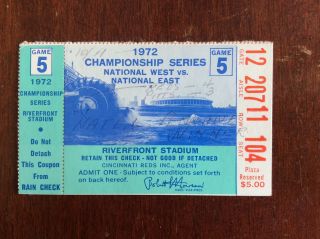 Roberto Clemente Last Game Ticket Pittsburgh Pirates