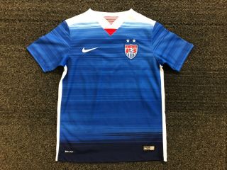 Authentic Nike Usa 2015 World Cup Youth Soccer Jersey (size: M)