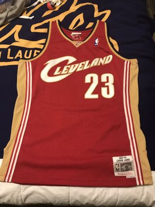 LeBron James 23 Signed Cavaliers Mitchell & NESS RC Jersey Autographed PSA/DNA 2