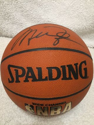 Michael Jordan signed basketball with case,  Authentic certificate 5