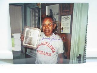 Judy Johnson Negro League Autographed 8x10 Photo