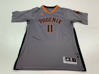 Phoenix Suns Markieff Morris Adidas Gray Swingman Short Sleeve Jersey - Small
