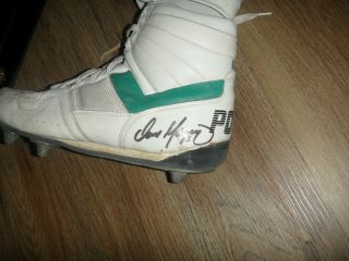 Dan Marino Game & Signed Pony Football Cleats sz 12 & Unsigned Jersey 4