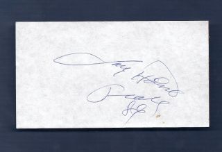 1989 Boxing [former Heavyweight Champion ] Larry Holmes Autograph