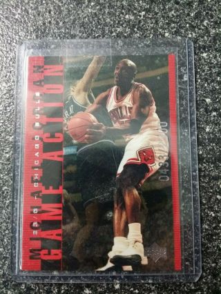 1998 Upper Deck Michael Jordan Game Action Red Insert Serial 