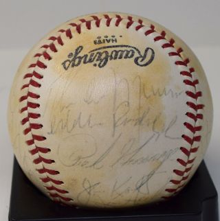1979 Ny Yankees Team Signed O - Al Baseball Auto Autograph Thurman Munson Psa/dna