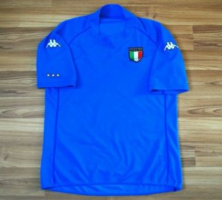 Italy 2001 2002 2003 Home Football Shirt Jersey Maillot Maglia Kappa Size Xxl