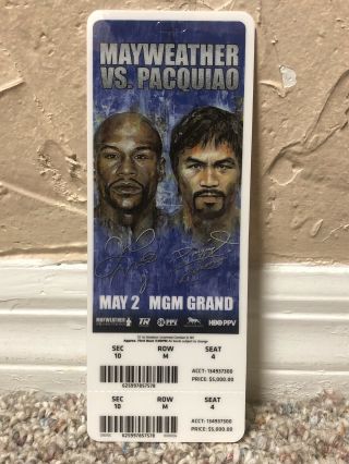 Floyd Mayweather Jr - Manny Pacquiao Boxing $5k Full Ticket Mgm Grand 019