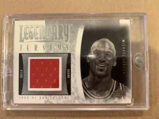 2000 - 01 Michael Jordan Upper Deck Legends Game Bulls Legendary Jersey Card