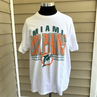 Vintage 1996 Miami Dolphins Shirt Size Mens Xl 90s Nfl