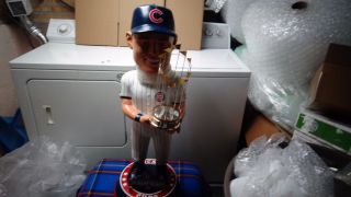 Anthony Rizzo Chicago Cubs 3 Foot World Series Champions Bobblehead 2016