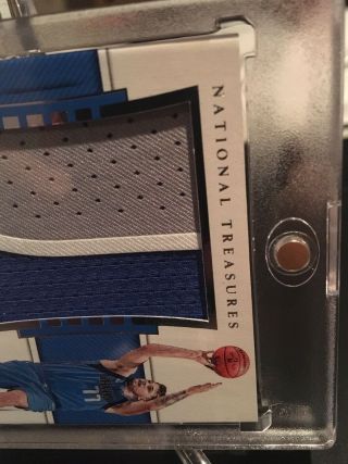 2018 Panini National Treasures Luka Doncic Rookie Patch Autograph 72/99 3