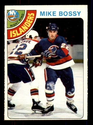 1978 - 79 O - Pee - Chee 115 Mike Bossy Islanders Rookie Nrmt (ref Counter)