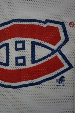 Vintage 90s MONTREAL CANADIENS Hockey Jersey Made in Canada ADULT LARGE 2