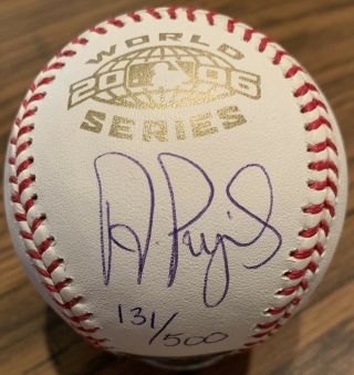 Albert Pujols Autographed Signed 2006 World Series Baseball Cardinals Uda Mlb