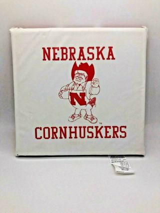 Nebraska Cornhuskers Stadium Bench Pad Cushion Seat,  Huskers,  Herbie