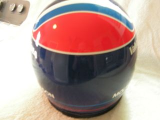 Al Unser Jr Worn Helmet Signed Indy 500 Cart Champ Car Indycar IROC Nascar 5