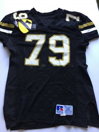Army West Point Black Knights Game Worn Football Jersey Russell Athletics