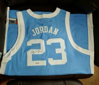 Michael Jordan Autographed NC College Jersey 2