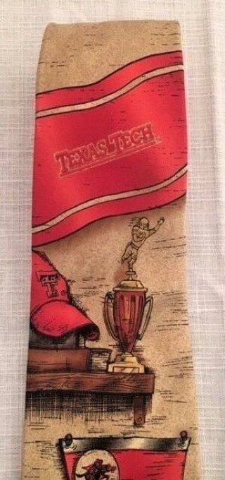 Texas Tech University Red Raiders Mens Silk Neck Tie by Eagles Wings Sports 2