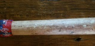 2016 Addison Russell Chicago Cubs Game Bat Rizzo handle tape cracked 10
