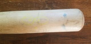 2016 Addison Russell Chicago Cubs Game Bat Rizzo handle tape cracked 8