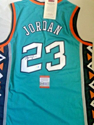 Michael Jordan Signed All Star Jersey - Mitchell And Ness