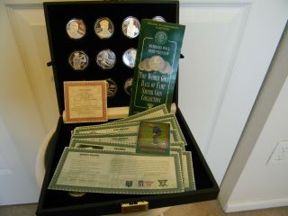 PGA World Golf HALL of FAME 23 Silver Coin w/case.  999 silver 1 oz.  each coin 4