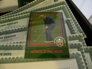 PGA World Golf HALL of FAME 23 Silver Coin w/case.  999 silver 1 oz.  each coin 5