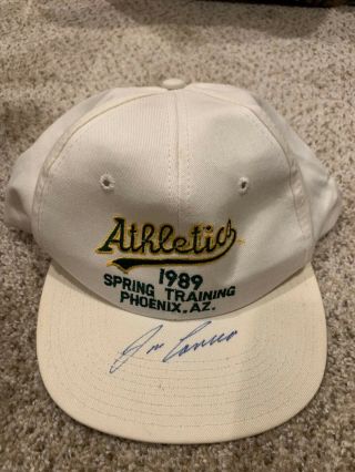 Jose Canseco Signed Hat Oakland A 