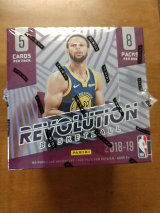 2018 - 19 Panini Revolution Basketball Factory Hobby Box