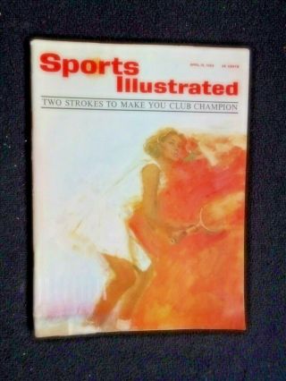 Sports Illustrated April 15,  1963,  Two Strokes To Make You Champion.