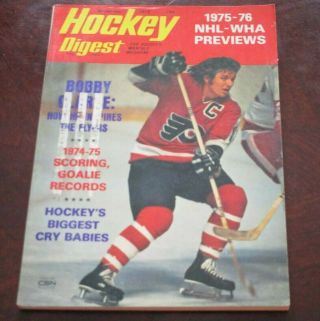 Hockey Digest November 1975 Bobby Clarke Philadelphia Flyers