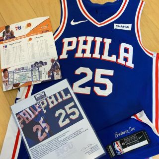 Ben Simmons Philadelphia 76ers Game Worn Jersey Photomatched