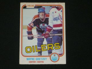 1981 - 82 O - Pee - Chee Wayne Gretzky 106 Opc 3rd Year Card Oilers Ex