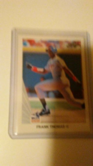 1990 Leaf Frank Thomas Rookie - Just Pulled From Pack - Psa Worthy