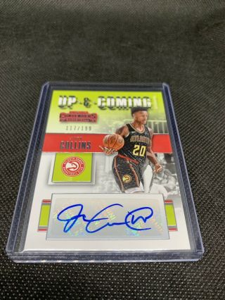 2017 - 18 Contenders John Collins Up & Coming Auto Autograph /199