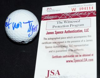 Joslyn James " Get Em Tiger " Woods Porn Star Signed Golf Ball,  Jsa W104114