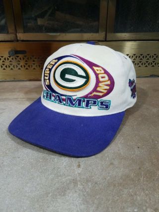 Vintage 1997 Nfl Football Bowl Xxxi Green Bay Packers Starter Snapback Hat