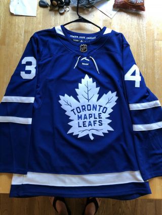 Auston Matthews Toronto Maple Leafs Adidas Adizero Authentic Jersey Size 46