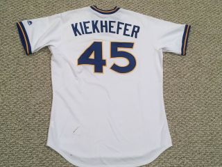 Dean Kiekhefer Size 44 2017 Seattle Mariners Tbtc 1977 Game Issued Jersey Mlb