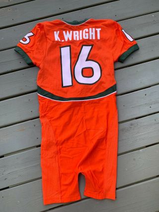 Miami Hurricanes Game Jersey Kyle Wright‎ 16