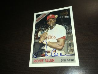 Richie Allen Philadelphia Phillies 2002 Topps Archives Auto