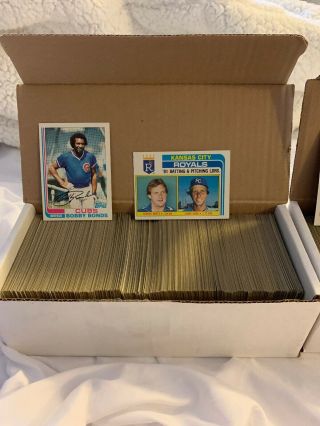Two Boxes Of 1982 Topps Baseball Cards