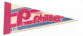Vintage Philadelphia Phillies Mini Baseball Pennant