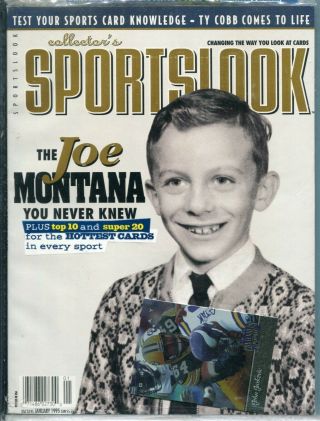 1995 Sportslook - The Joe Montana You Never Knew W/ultra Wolverine