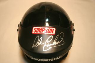 Dale Earnhardt Sr.  Autographed Simpson Mini Helmet.  1/2 scale. 8