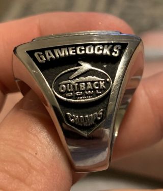 2018 South Carolina gamecocks outback bowl football Game championship ring 4